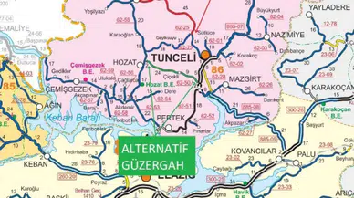 Tunceli - Ovacık kara yolu ulaşıma kapatılacak