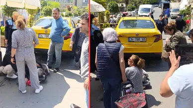 Şişli'de geri geri giden taksinin altında kalan yaşlı kadın yaralandı