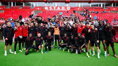 Samsunspor, Göztepe maçının hazırlıklarını öğrencilerin desteğiyle tamamladı