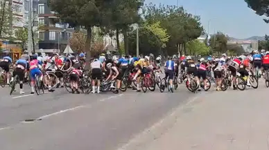 Uluslararası Samsun Gran Fondo Yarışı'nda kaza : 2 sporcu yaralandı