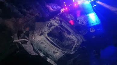 Antalya'da otomobil takla attı : 2 ölü, 3 yaralı