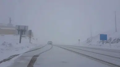 Mayıs ayının ortasında lapa lapa yağdı !