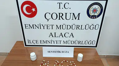 Çorum Alaca’da uyuşturucu operasyonu : 3 gözaltı
