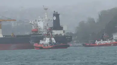 Gemi arızası nedeniyle kapatılan İstanbul Boğazı, çift yönlü olarak gemi trafiğine açıldı