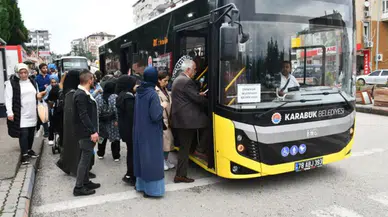 Karabük'te 65 yaş altına ücretsiz ulaşım desteği kaldırıldı