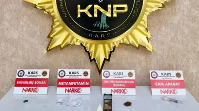 Kars'ta uyuşturucu operasyonu : Sokak satıcılarına yönelik baskında 1 tutuklama