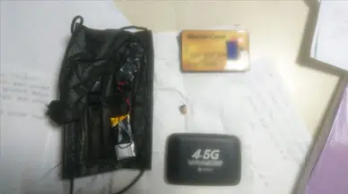 Yozgat'ta kopya düzeneğiyle sınava giren 2 şüpheli suçüstü yakalandı