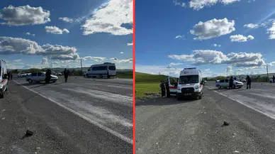 Elazığ'da otomobiller çarpıştı : 3 yaralı