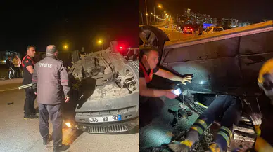 Siirt'te ambulans ile otomobil kafa kafaya çarpıştı : 4 yaralı