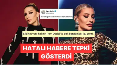 İrem Derici'den kendisini Sıla Gençoğlu'na benzeten haber sayfasına ilginç yanıt