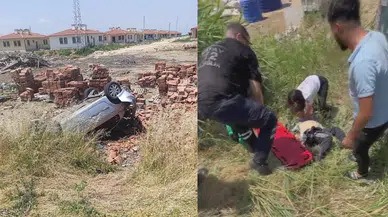 Hatay'da otomobil motosiklete çarparak takla attı : 1 ölü, 1 yaralı