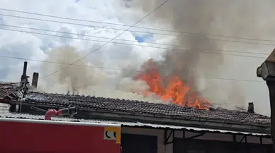 Kastamonu’da mobilya atölyesinde yangın çıktı