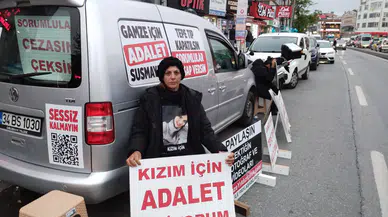 Ümraniye'de serum sonrası vefat eden Gamze Yıldız'ın ailesinden tıp merkezi önünde eylem