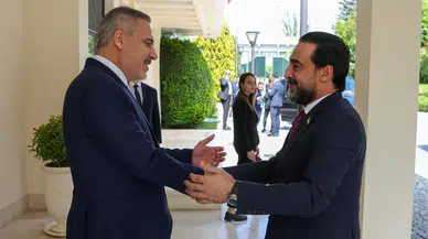 Bakan Fidan, Irak'ın Takaddüm Partisi lideri ile görüştü