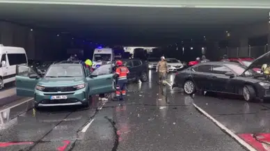 Beylikdüzü'nde zincirleme trafik kazası : 4 yaralı