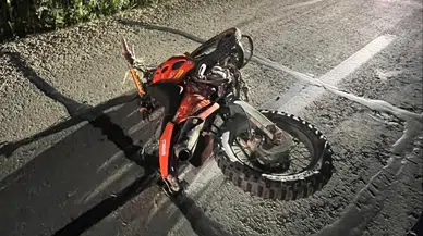 Tekirdağ'da kontrolden çıkan motosiklet devrildi : 1 kişi hayatını kaybetti