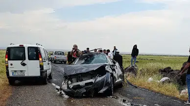 Diyarbakır'da araç araziye uçtu : 1 kişi öldü, 3 kişi yaralandı