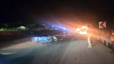 Kayseri'de iki otomobilin çarpıştığı kazada 1 kişi öldü 5 kişi yaralandı