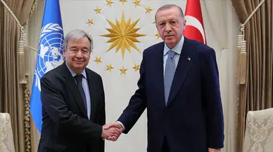 Cumhurbaşkanı Erdoğan, BM Genel Sekreteri ile görüştü