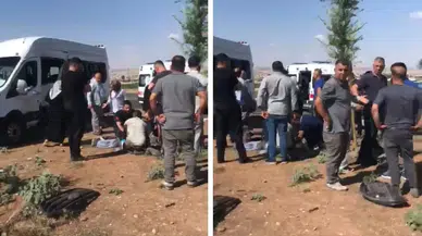 Batman'da para nakil aracı ile minibüs çarpıştı : 15 yaralı
