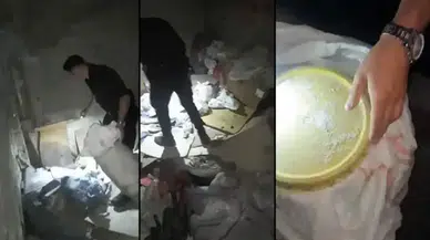 Kağıthane'de aile binasının kömürlüğü uyuşturucu deposu çıktı : 1 tutuklama