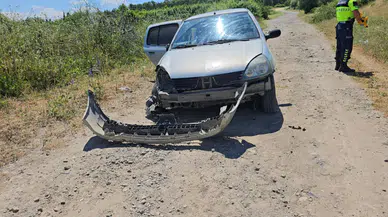 Samsun'da otomobilin şarampole düşmesi sonucu 3 kişi yaralandı