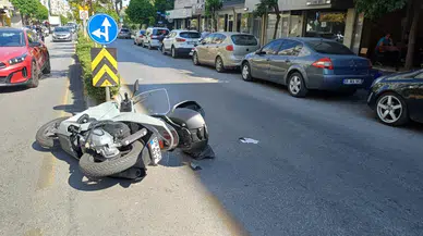 Aydın'da otomobil ile motosiklet çarpıştı : 1 yaralı