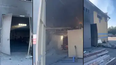 Kütahya'da metal fabrikasında eritme kazanı patladı : 1 işçi ağır yaralı