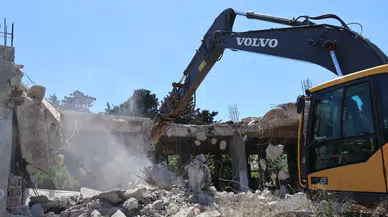Bodrum'da kaçak yapı denetimleri : 45 yapı yıkıldı
