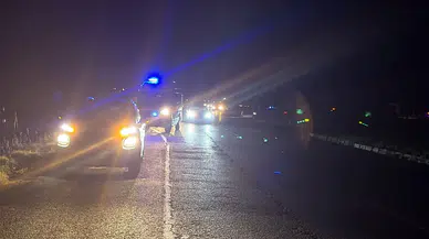 Tekirdağ'da otomobil ve motosiklet çarpıştı : 1 kişi öldü, 2 kişi yaralandı