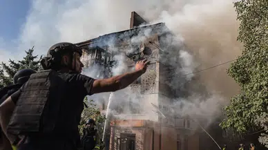 Ukrayna Rusya'yı İHA bombardımanına tuttu