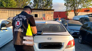 Kocaeli'de korsan taksiciye 100 bin lira ceza