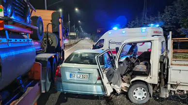 Ordu Ünye'de kaza : 1 ölü, 1 yaralı