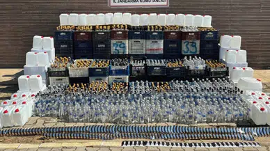 Alanya'da operasyon : 1750 litre kaçak ve etil alkol ele geçirildi