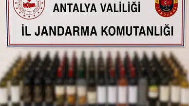 Alanya'da kaçakçılık : 108 litre kaçak alkol ele geçirildi