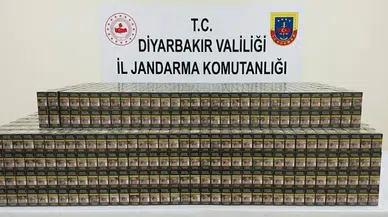 Diyarbakır'da kaçakçılık operasyonu : Yaklaşık 15 bin paket kaçak sigara ele geçirildi
