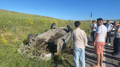 Karaman'da otomobil takla attı : 1 kişi öldü, 1 kişi yaralandı
