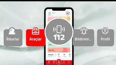 HAYAT 112 Acil uygulamasına bir ayda 7 binin üzerinde acil vaka bildirildi