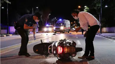 Tekirdağ Kapaklı’da motosiklet kazası : Sürücü hastanede hayatını kaybetti