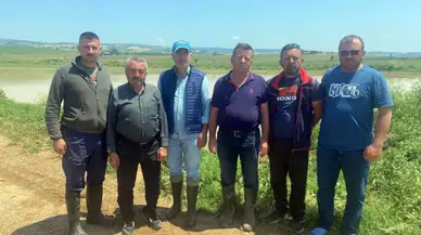 Bursa Yenişehir'de sağanak ve dolu afeti : Tarım arazileri sular altında