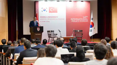 Bakan Fidan, Kore Üniversitesi'nde konuşma yaptı