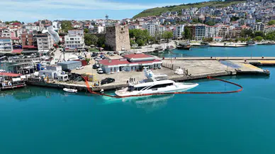 Sinop'ta lüks yatın su alma nedeni ortaya çıktı