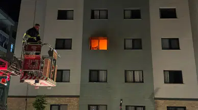 Adıyaman'da binada yangın paniği : 2 kişi dumandan etkilendi