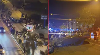 Mersin'de kaza yapan 3 kişi, aracı bırakarak olay yerinden kaçtı