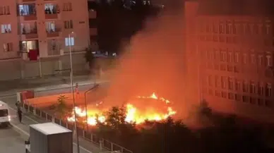 Diyarbakır'da havai fişek okulun bahçesine isabet etti