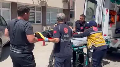Sinop'ta otomobil kapısına çarpan motosiklet sürücüsü yaralandı