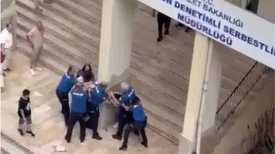 Samsun’da polisin önünde kadınlar arasında kavga çıktı