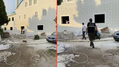 Aydın'da cami inşaatında iskele düştü : 1 ölü, 1 yaralı