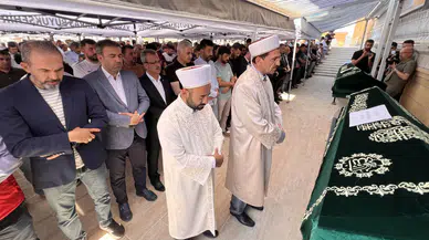 Kahramanmaraş'ta yangında yaşamını yitiren üç engelli kardeş defnedildi