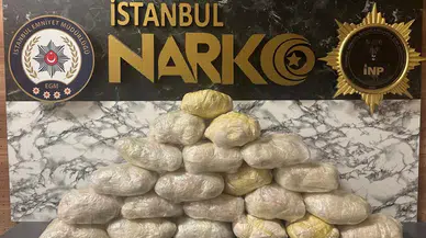 İstanbul'da bir araçta 21 kilo eroin çıktı